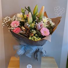 Winter Blush Hand Tied