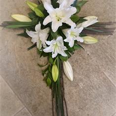 Cross - White Lily and Willow