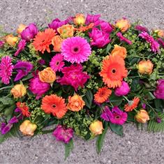 Florists Choice Vibrant Coffin Spray