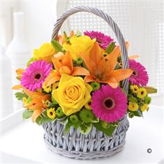 Floral Basket - Brights