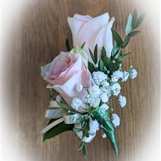 Twin Rose Corsage