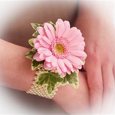 Wrist Corsage Gerbera Daisy