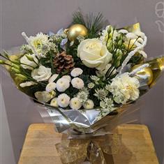 Festive Glamour Hand Tied Bouquet