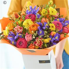 Large Bouquet of the Month - Tulip and Iris Bouquet