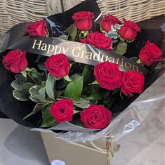 Red Roses Graduation Bouquet